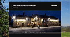 Desktop Screenshot of dogandpartridgeinn.co.uk